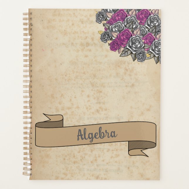 Agenda Floral Rustic Inspire School (Frente)