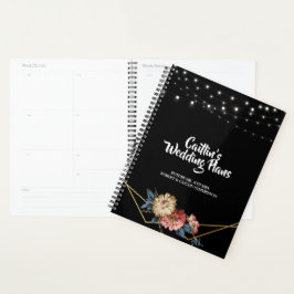 Agenda Floral Rustic Magnolia String Ligh Weder Planeador