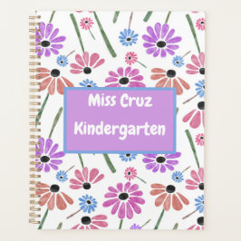 Agenda Floral Teacher Name/Grade Colorful