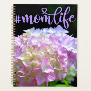 Agenda Flores amareladas púrpuras, cor-de-rosa, púrpura,