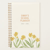 Flores Amarelas Bonito Ilustradas