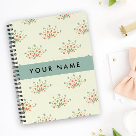 Agenda Flores Azuis e Vermelhas, Azul, Seu Nome