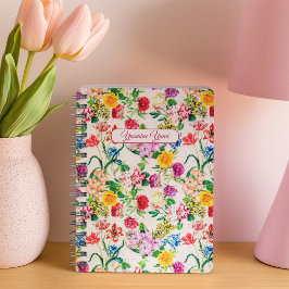 Agenda Flores Coloridas Bonitas Florais Femininas