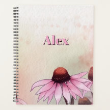 Flores Dazy de Aquarela Moderna & personalizar
