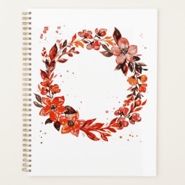 Agenda Flores de cor aquática