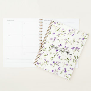 Agenda Flores de Lavanda Lindas