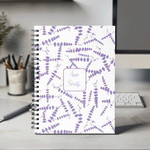Agenda Flores de Lavanda roxas _ Script de Padrão Floral