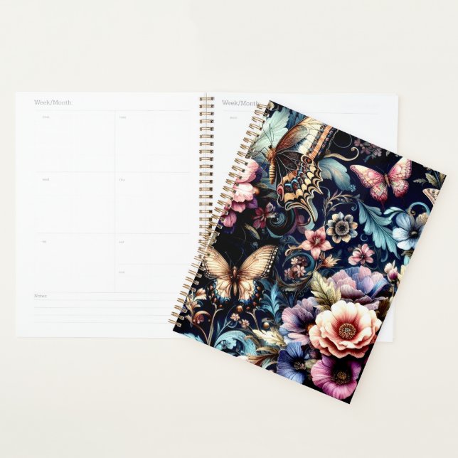 Agenda Flores de primavera e Borboletas Antigas (Exibição)