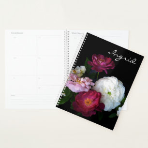 Agenda Flores de Rosa de Jardim Floral Semanalmente/Plane