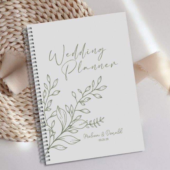 Agenda Flores de Salvia Casamento Boho (Criador carregado)