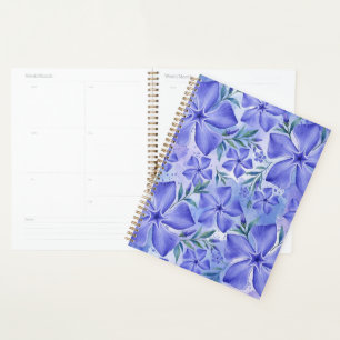 Agenda Flores de Vinca Azul Violeta Vinca Blossoms