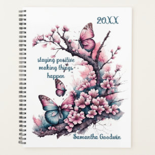 Agenda Flores e borboletas lindas