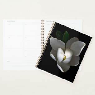 Agenda Flores Flor Solteiro Magnolia Branca