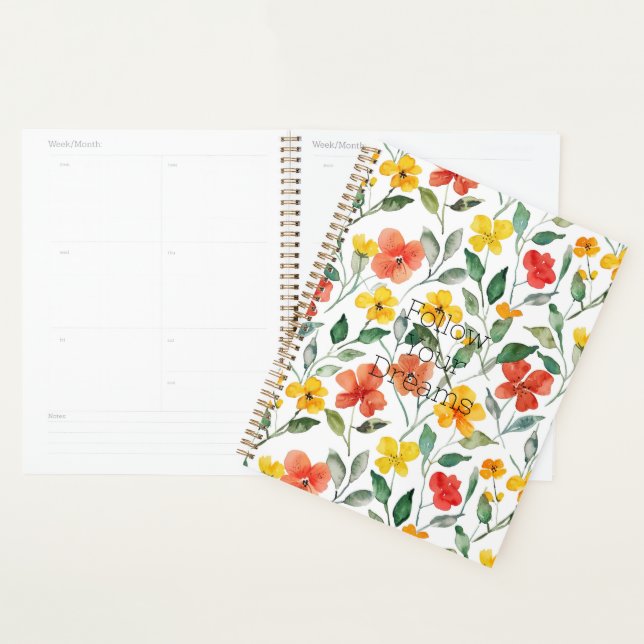Agenda Flores Laranja Amarelas (Exibição)