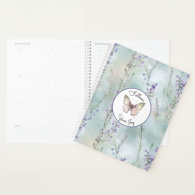 Agenda Flores Lavanda Lindas Românticas (Exibição)
