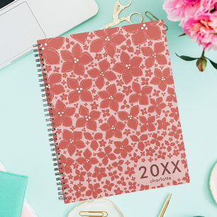 Agenda Flores na moda cor-de-rosa Hidrangea