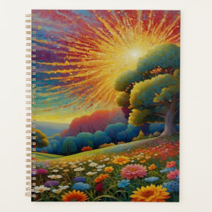 Agenda Flores Silvestres Coloridas da Campina Arte