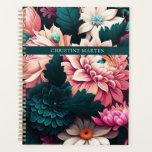 Agenda Flores simples modernas<br><div class="desc">Moderno,  simples,  flores Planeador,  belo presente para o natal para sua família e amigos. Ou para você começar em um feliz ano novo!</div>