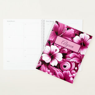 Agenda Flores Tropicais do Havaí Hibiscus Personalizadas