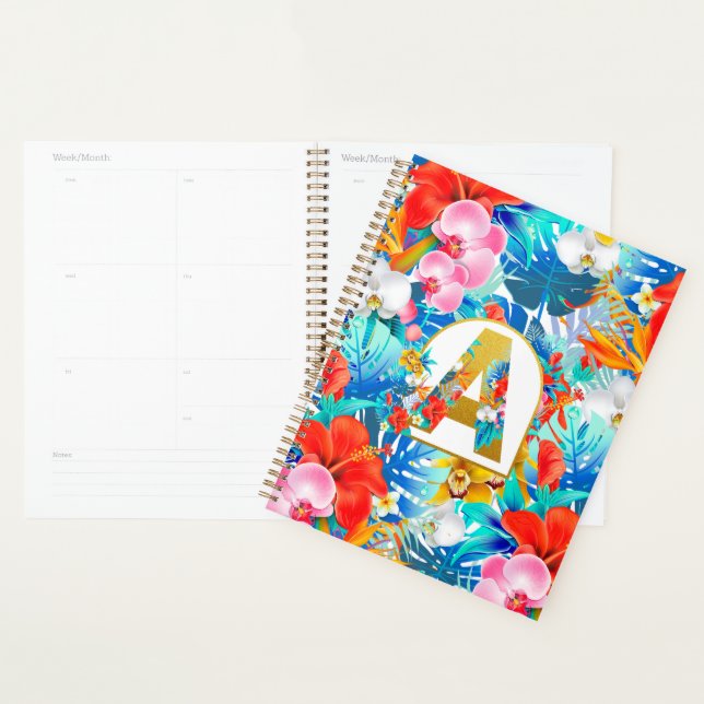 Agenda Flores Tropicais, presentes de noiva, Bridesmaid M (Exibição)