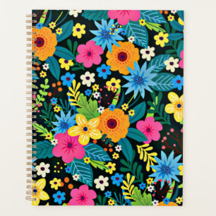 Agenda Flores Vibrantes Ditsy Padrão Floral-43785