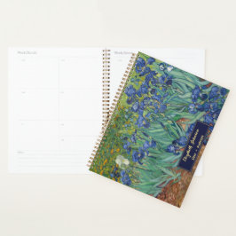 Agenda Flores Vincent Van Gogh Vintage Art Monograma 2026