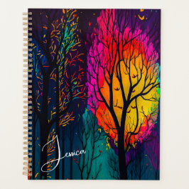 Agenda Floresta abstrato