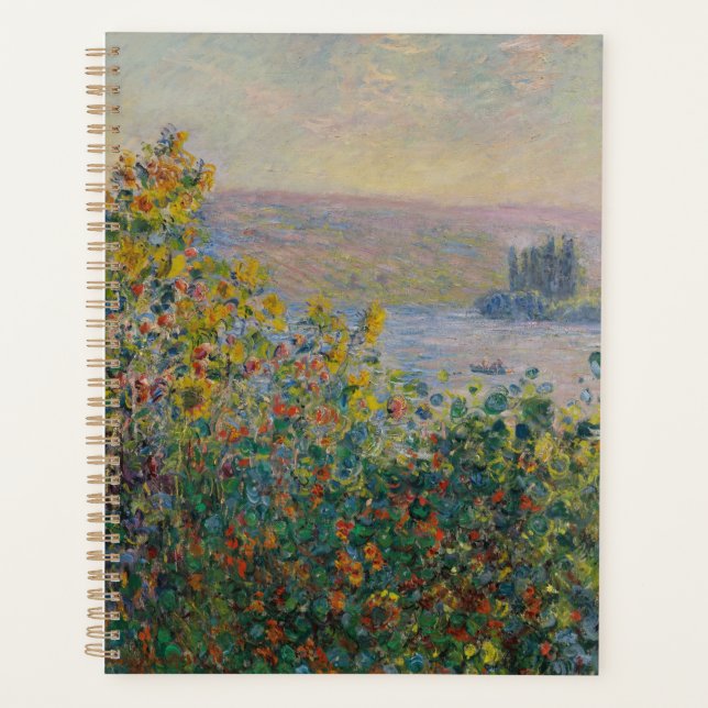 Agenda Flower Beds no Vétheuil Monet (Frente)