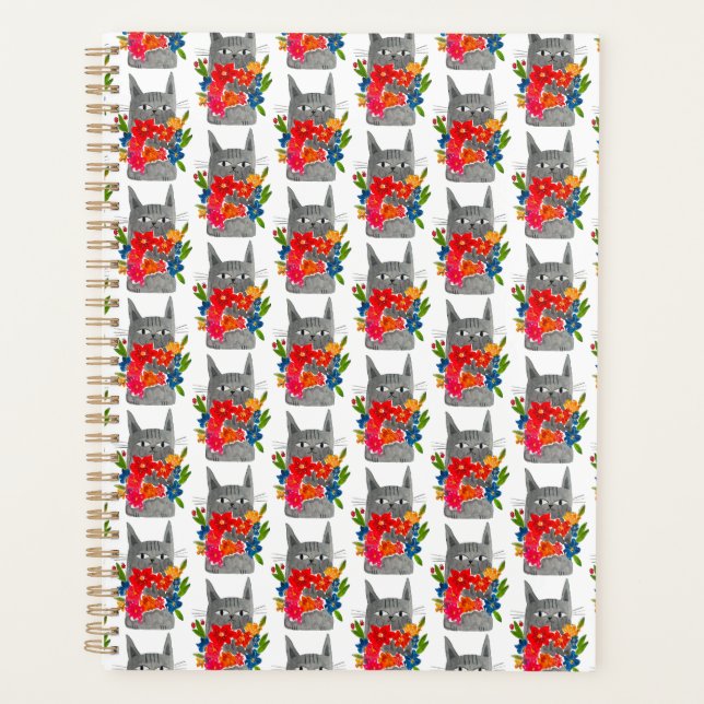 Agenda Flower cat (Frente)