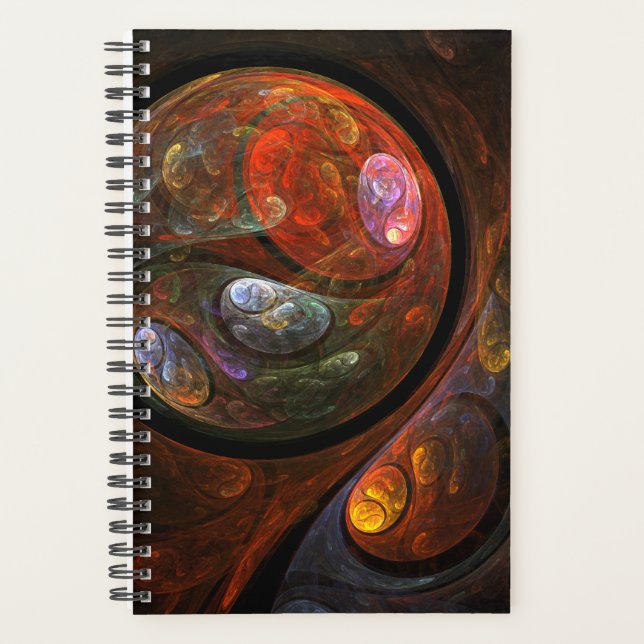 Agenda Fluid Connection Abstrato Art (Frente)