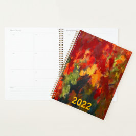 Agenda Folhagem de Aquarela de outono