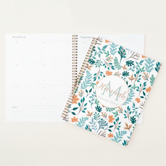 Agenda Folhagem de outono Elegante (Exibição)