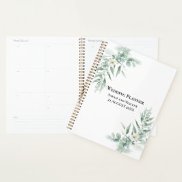 Agenda Folhagem Verde Personalizada