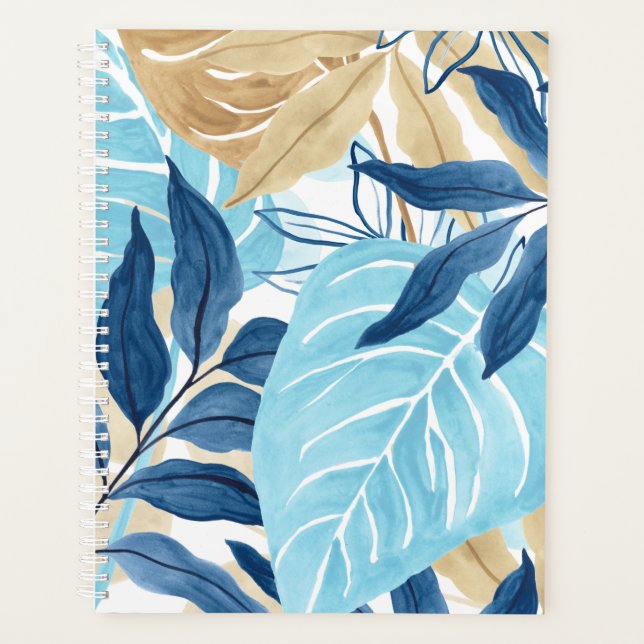 Agenda Folhas da selva azul (Frente)