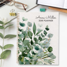 Folhas de Folhagem Verde Aquarela Moderna