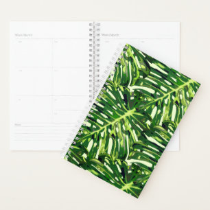 Agenda Folhas de Monstera Tropicais