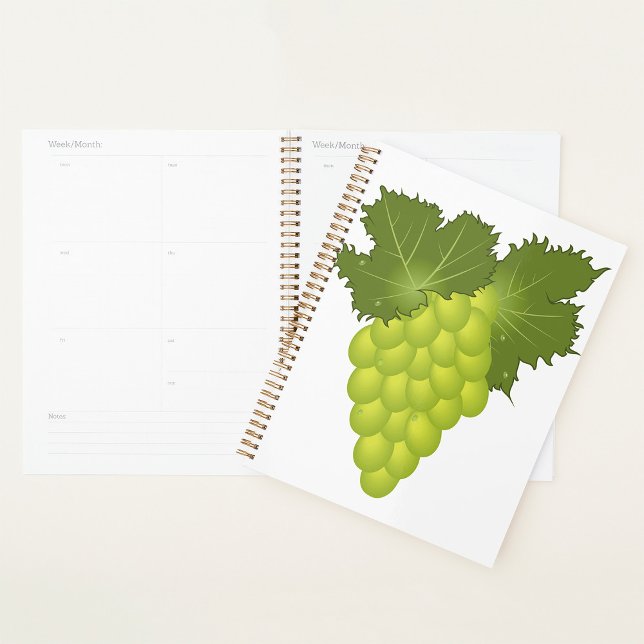 Agenda Folhas de Videira de Uvas Verdes Fruta Fresca (Criador carregado)