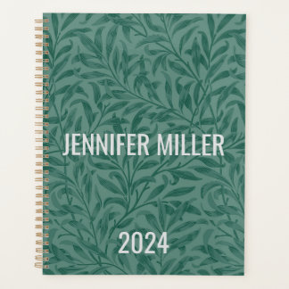 Agenda Folhas verdes Elegante de design