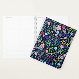 Agenda Foliage floral moderno