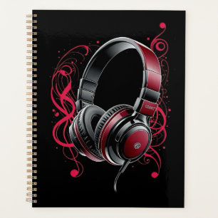 Agenda fone vermelho