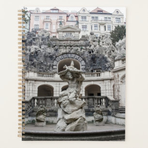 Agenda Fonte com estátua de Netuno em Praga