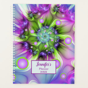 Agenda Forma Espiral Colorida Formas Redondas Abstrato No