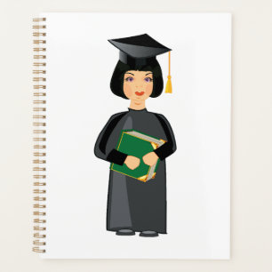 Agenda Formanda com Boina e Toga Preta