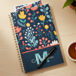 Agenda Formatura Botânica Floral Caprichosa