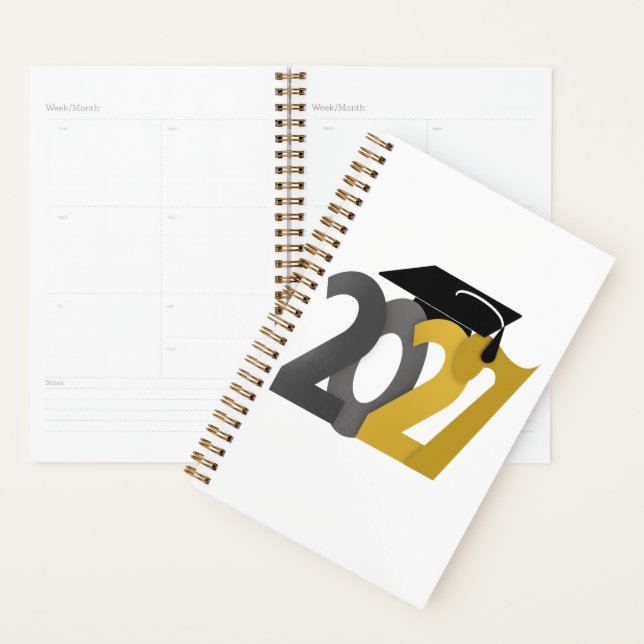 Agenda Formatura da Turma de 2027 Gray Gold (Exibição)