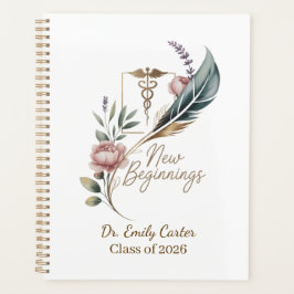 Agenda Formatura de Médico Personalizada Novos Começos