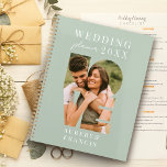 Agenda Foto de Amor Simples Casamento de Presente Persona<br><div class="desc">Foto de Amor Simples Planeador de Casamento de Presentes Personalizado Moderno.</div>