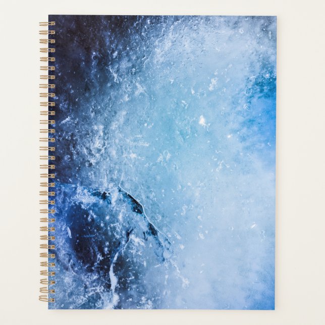 Agenda Foto de Arte de Gelo abstrato (Frente)