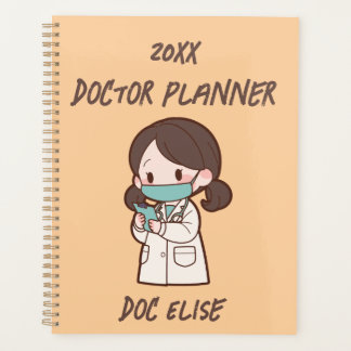 Agenda Foto do Nome do Médico Bonito Ano Novo 20XX