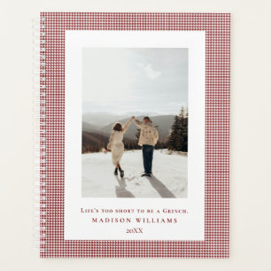 Agenda Foto do quadro vermelho Houndstooth Falu